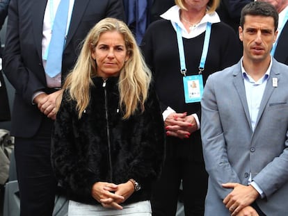 Arantxa Sánchez Vicario en la final del Rolan Garros de 2016.