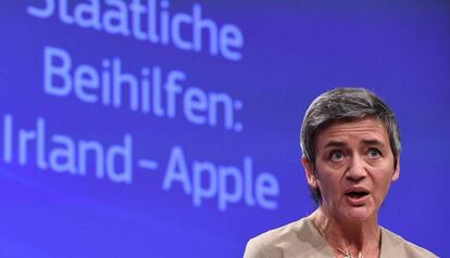 La comisaria de Competencia Margrethe Vestager.