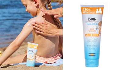 Esta crema solar para niños es ideal para proteger la piel de la influencia sin sol y no deja ninguna mancha.
