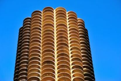 Las torres de Marina City, de Bertrand Goldberg, en Chicago.