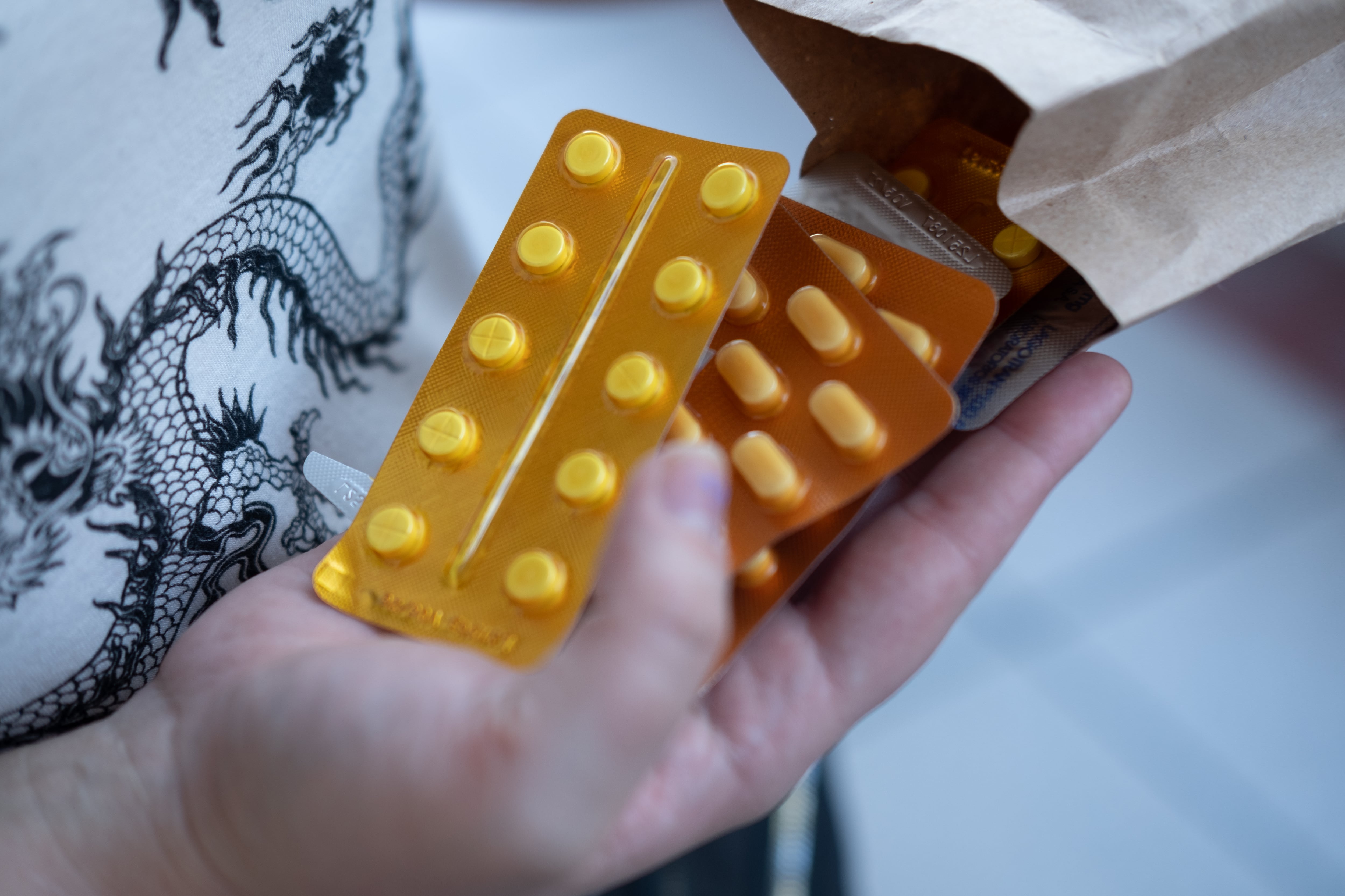 Medicamentos de un persona con trastornos de salud mental.
