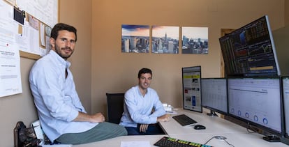 Albert Marcet (izquierda) e Ignacio Corbat (derecha), cofundadores del 'hedge fund' Hanway Capital.
