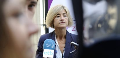 Pilar Zabala, en Vitoria.