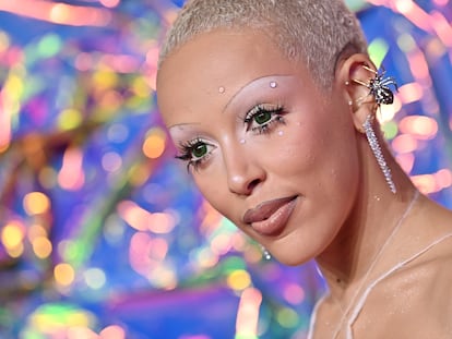 Doja Cat, con las cejas afeitadas, en los MTV Video Music Awards, el pasado septiembre.