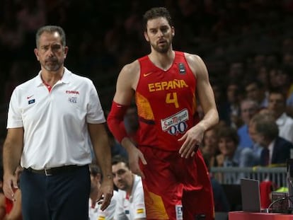 Juan Antonio Orenga y Pau Gasol