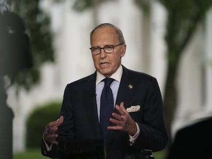 O conselheiro econômico da Casa Branca, Larry Kudlow.