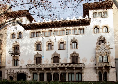 Palacio Macaya, sede de CaixaForum Macaya, en Barcelona.