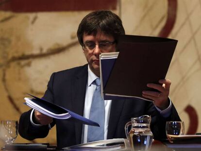 El presidente de la Generalitat, Carles Puigdemont.