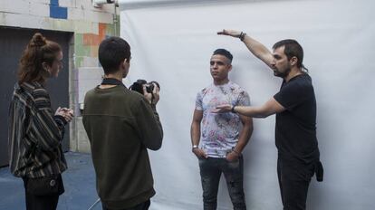 Uno de los talleres desarrollados en los Lluïsos de Gràcia.