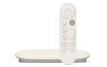 Reproductor Google TV Streamer con mando a distancia
