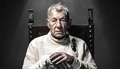 Ian McKellen protagonista de la película Hamlet