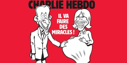 Capa do semanário francês 'Charlie Hebdo'