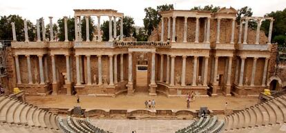 El teatro romano de Mérida.