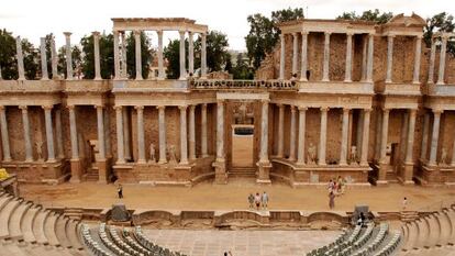 El teatro romano de Mérida.