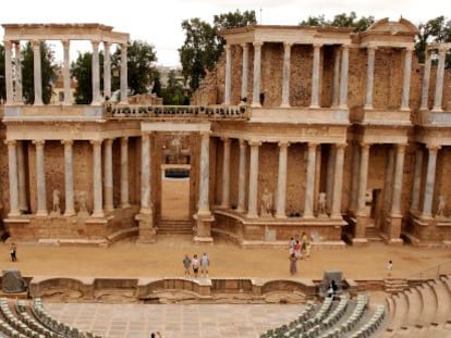 El teatro romano de Mérida.