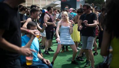 Ambiente en el Sónar de día este viernes.