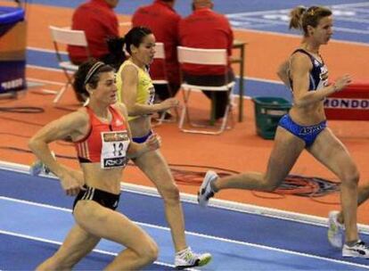 Mayte Martínez en el Campeonato de España de Atletismo