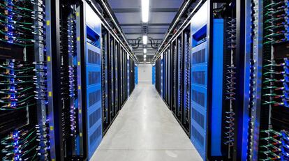 Centro de datos de Facebook,en Lulea, en la Laponia sueca.