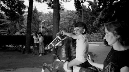 Un parque de Tbilisi, Georgia, en 1988.