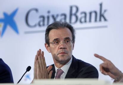 El president de CaixaBank, Jordi Gual.