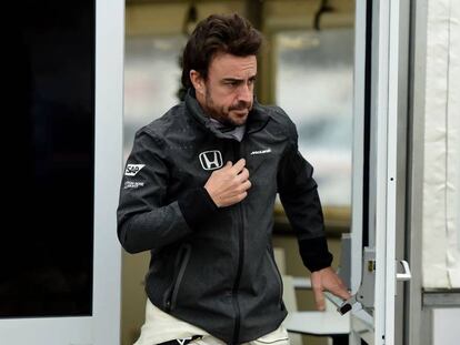 Fernando Alonso en Montmel&oacute; el 1 de marzo de 2017. 