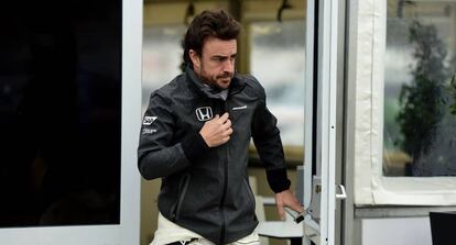 Fernando Alonso en Montmel&oacute; el 1 de marzo de 2017. 