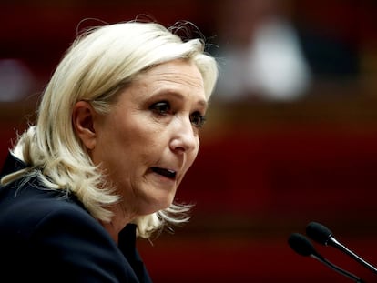 La líder de extrema derecha francesa, Marine Le Pen, en una imagen de archivo.