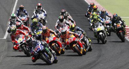 Prueba de MotoGP del Mundial de Motociclismo celebrado en el circuito de Montmeló.