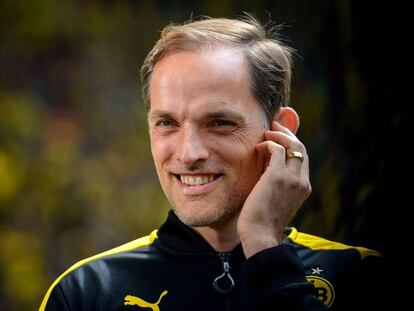 Thomas Tuchel, en mayo de 2017 en un partido con el Borussia Dortmund.