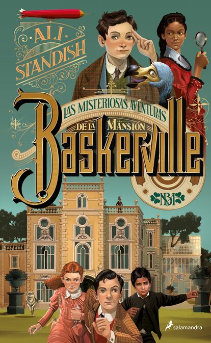 Portada de 'Las misteriosas aventuras de la mansión Baskerville', de Ali Standish. EDITORIAL SALAMANDRA