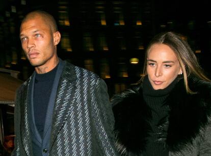 Chloe Green y Jeremy Meeks, en París el pasado día 19 de enero.