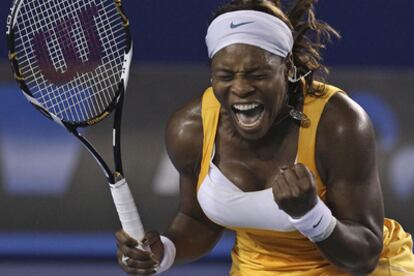 Serena Williams celebra un punto