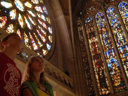 Las vidrieras de la catedral de Le&oacute;n. 