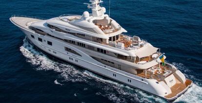 Imagen del megayate Valerie, en venta en el portal Yachtworld.