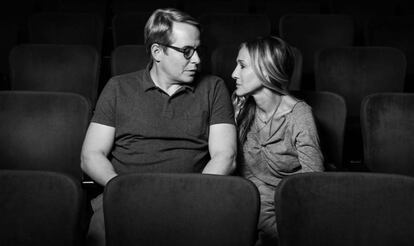 Matthew Broderick y Sarah Jessica Parker, en la imagen que han colgado para anunciar su retorno a Broadway.
