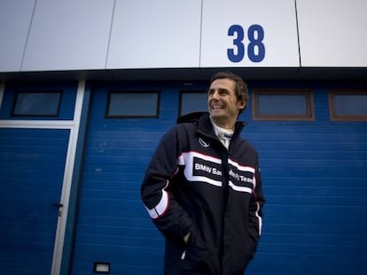 Pedro Martínez de la Rosa, durante su etapa como piloto de Sauber