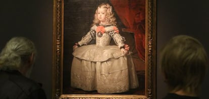 La infanta Margarita vista por Velázquez.