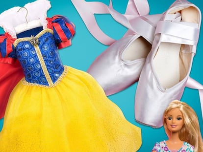 Niños que visten de Blancanieves