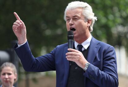 Geert Wilders en Londres el pasado junio.