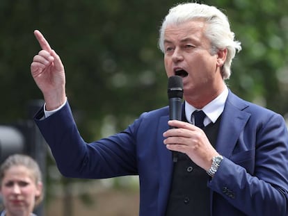 Geert Wilders en Londres el pasado junio.