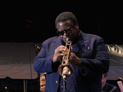 El trompetista Wallace Roney en una imatge de 'Universe'.