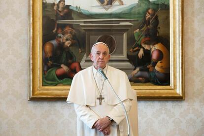 El Papa, en el Vaticano, el 18 de marzo.