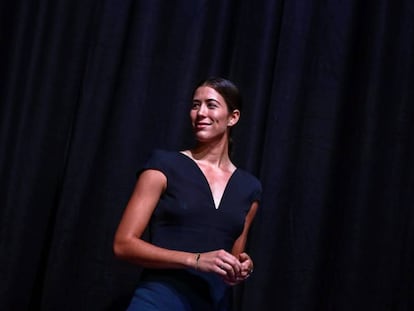 Muguruza, durante la ceremonia de apertura en Singapur.