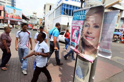 Propaganda electoral en las calles de Panamá