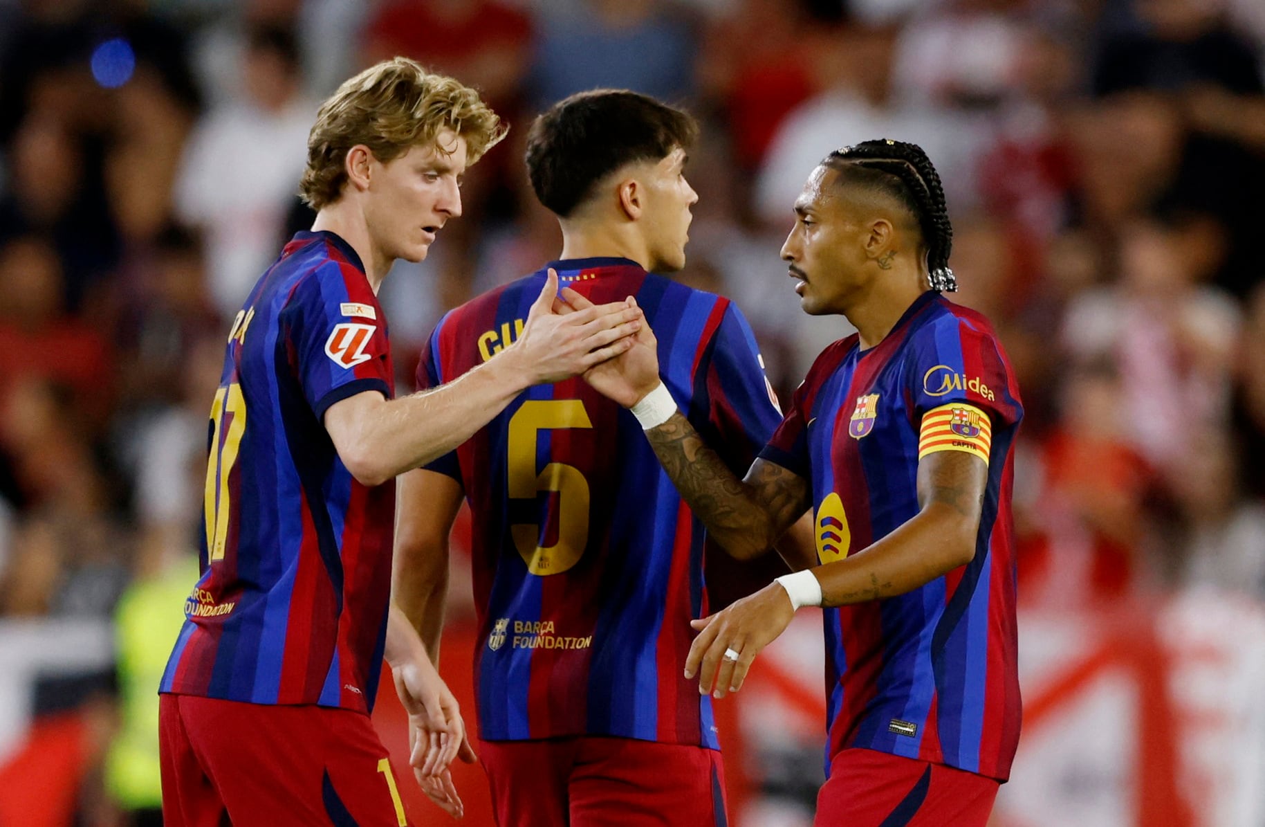 Sevilla - Barcelona en directo | Raphinha marca su segundo gol y pone al Barça por delante