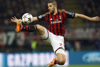 Adel Taarabt durante el partido de ida de octavos ante el Atlético.