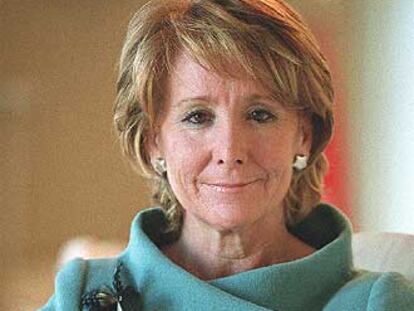 Esperanza Aguirre, presidenta de la Comunidad de Madrid.