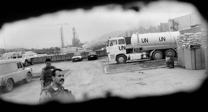Sarajevo 1993, cuarteles generales de la ONU.