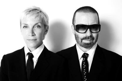 Annie Lennox y Dave Stewart, en una imagen de promoción.