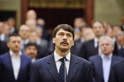 János Áder, de 52 años, nuevo presidente de Hungría.